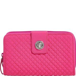 Vera Bradley Women's Iconic RFID Turnlock Wallet